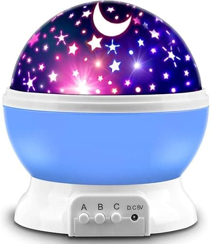 Toys for 1-10 Year Old Girls,Star Projector for Kids 2-9 Year Old Girl Gifts Toys for 3-8 Year Old Girls Christmas Gifts for 4-7 Year Old Boys Birthday Gifts Stocking Stuffers for Kids (Blue)