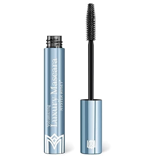 Waterproof Mascara, Tubing Mascara Black - Lengthening, Volumizing & Curling, Smudge-Proof, Washable, Enriched with Jojoba Oil and Castor Oil, Vegan & Cruelty-Free - 0.4 Fl Oz