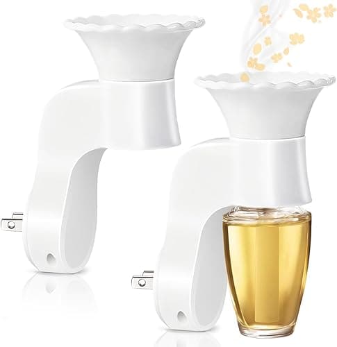 Wall Fragrance Plug – WallFlower Plug in, Essential Oil Diffuser Plug, ETL Certified, Compatible with Bath and Body Works WallFlower Refills, Plug in Diffuser for Home, Office, 2 PCS (Plug Only)